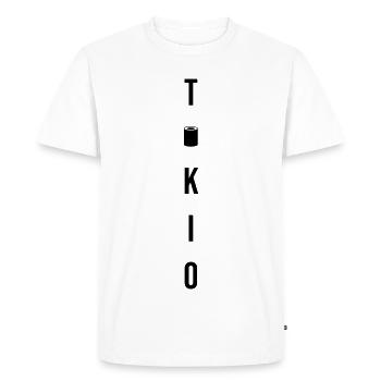 Tokyo Japan Sushi Gift - Men's Premium Organic T-Shirt - white - Front - Nico (187cm)