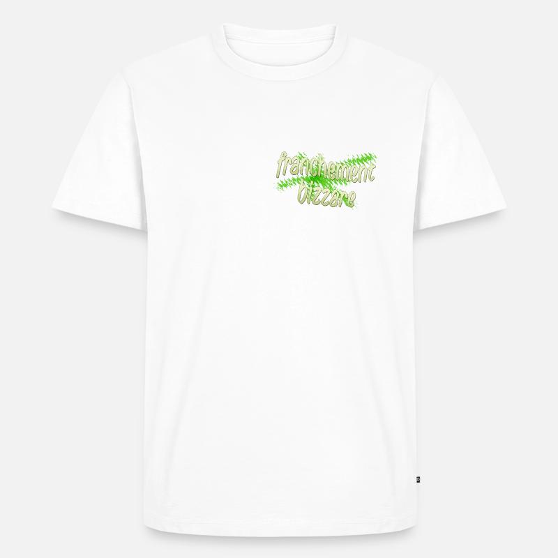 franchement bizarre citron - Männer Premium Bio T-Shirt - Weiß
