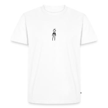 Man in suit - Men's Premium Organic T-Shirt - white - Front - Nico (187cm)