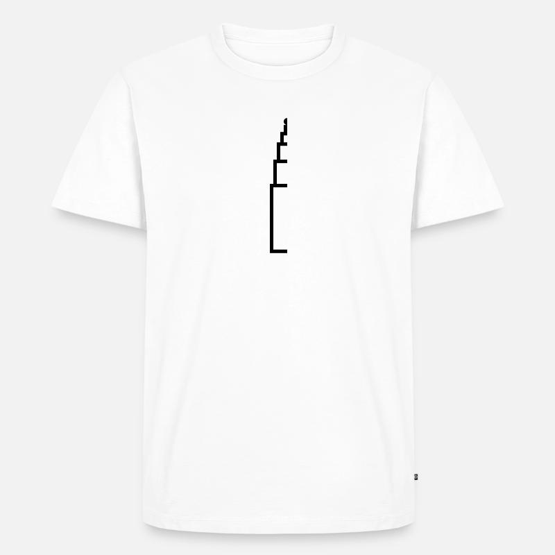 Groningen Martini - Männer Premium Bio T-Shirt - Weiß