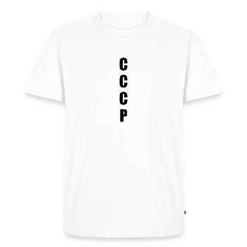 Union soviétique, СССР - T-shirt Premium bio Homme - blanc - Devant - Nico (187cm)