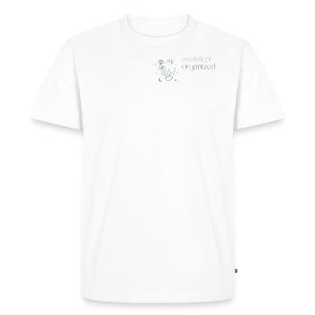 Signe du zodiaque Vierge Vierge - T-shirt Premium bio Homme - blanc - Devant - Nico (187cm)