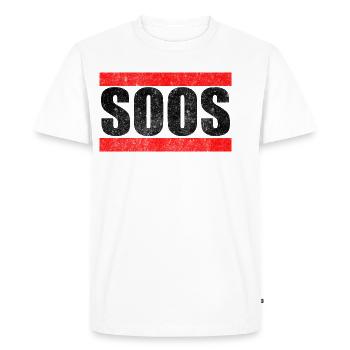 Soos voit Saas Youtube Cadde Detlef Davis cadeau - T-shirt Premium bio Homme - blanc - Devant - Nico (187cm)