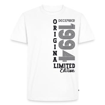 Original December 1994 28th birthday gift - Men's Premium Organic T-Shirt - white - Front - Nico (187cm)