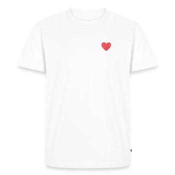 Probablement la demande en mariage la plus douce au monde - T-shirt Premium bio Homme - blanc - Devant - Nico (187cm)