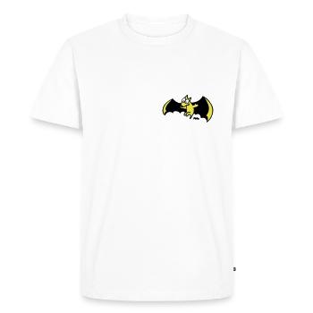 flying fox (c) - Men's Premium Organic T-Shirt - white - Front - Nico (187cm)