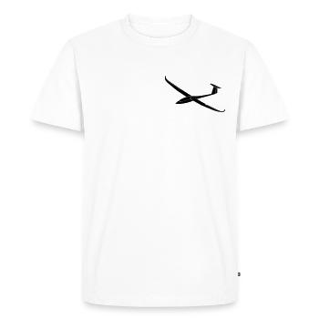 Glider Glider Glider Pilot Pilot - Men's Premium Organic T-Shirt - white - Front - Nico (187cm)