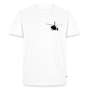 ec145t2 Hélicoptère Hélicoptère Hélicoptère Pilote - T-shirt Premium bio Homme - blanc - Devant - Nico (187cm)