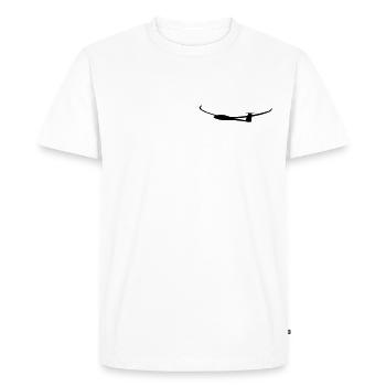 Glider Glider Glider Pilot Pilot - Men's Premium Organic T-Shirt - white - Front - Nico (187cm)