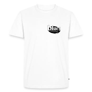 2024 Blues Dancing Logo - Men's Premium Organic T-Shirt - white - Front - Nico (187cm)