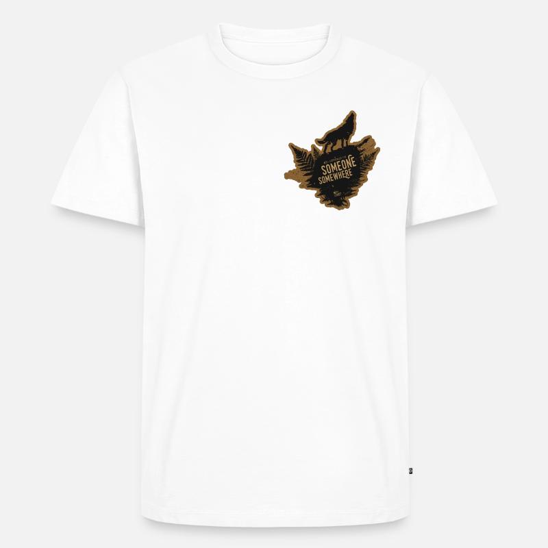 SOMEONE SOMEWHERE CREW PATCH - Männer Premium Bio T-Shirt - undefined