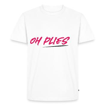 Oh Plies 4 - T-shirt Premium bio Homme - blanc - Devant - Nico (187cm)