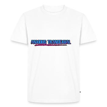 Anxious Transexual 4 - Men's Premium Organic T-Shirt - white - Front - Nico (187cm)