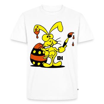 Easter Bunny - Men's Premium Organic T-Shirt - white - Front - Nico (187cm)