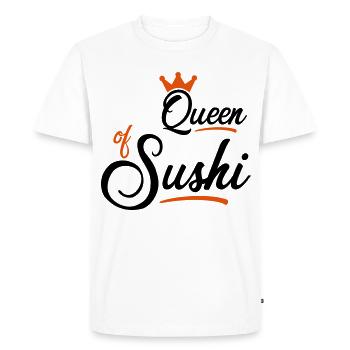 Sushi - T-shirt Premium bio Homme - blanc - Devant - Nico (187cm)