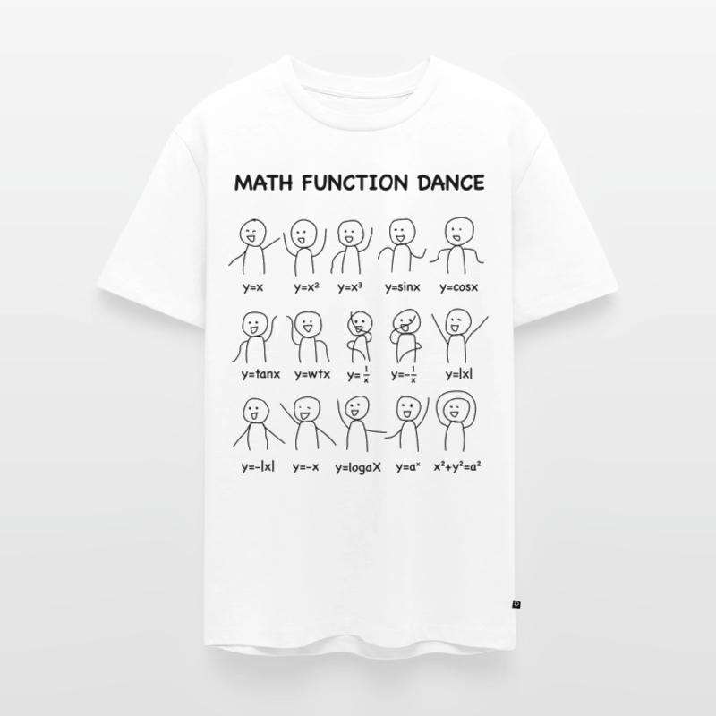 The 'Math Function Dance' (Nerd-Shirt) Männer Premium Bio T-Shirt