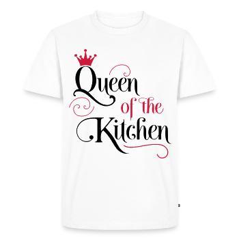 cuisine - T-shirt Premium bio Homme - blanc - Devant - Nico (187cm)