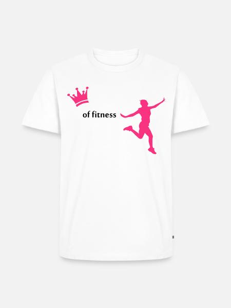 fitness - Men's Premium Organic T-Shirt - white