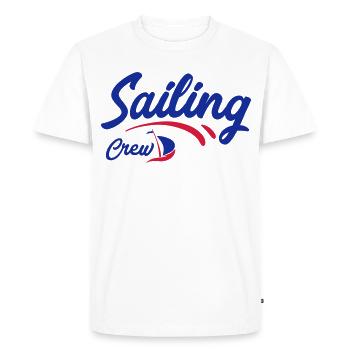 navigation à voile - T-shirt Premium bio Homme - blanc - Devant - Nico (187cm)