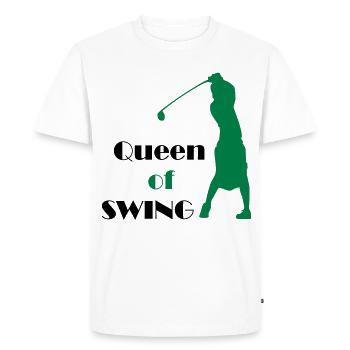 golf sport - T-shirt Premium bio Homme - blanc - Devant - Nico (187cm)