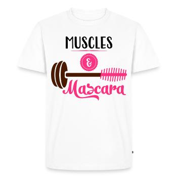 Fitness - T-shirt Premium bio Homme - blanc - Devant - Nico (187cm)