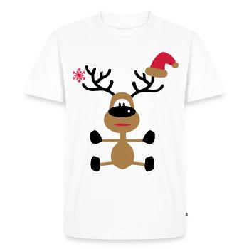 christmas - Men's Premium Organic T-Shirt - white - Front - Nico (187cm)