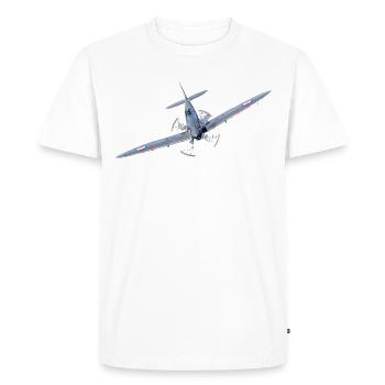 Spitfire - T-shirt Premium bio Homme - blanc - Devant - Nico (187cm)