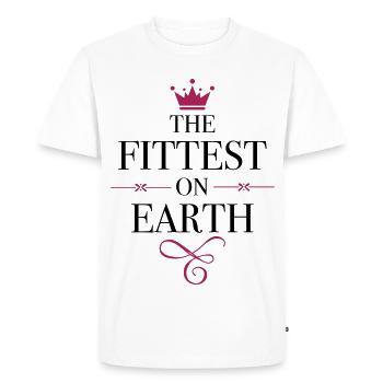 sportif - T-shirt Premium bio Homme - blanc - Devant - Nico (187cm)