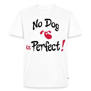 drôle de chien - T-shirt Premium bio Homme - blanc - Devant - Nico (187cm)