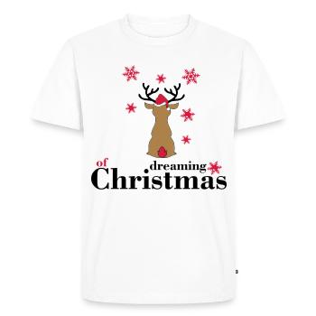 Jour de Noël - T-shirt Premium bio Homme - blanc - Devant - Nico (187cm)