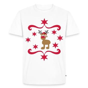 Jour de Noël - T-shirt Premium bio Homme - blanc - Devant - Nico (187cm)