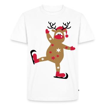 Jour de Noël - T-shirt Premium bio Homme - blanc - Devant - Nico (187cm)