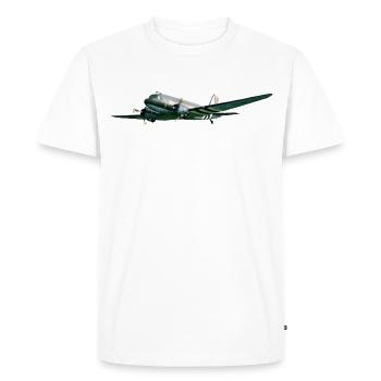 C-47 - T-shirt Premium bio Homme - blanc - Devant - Nico (187cm)