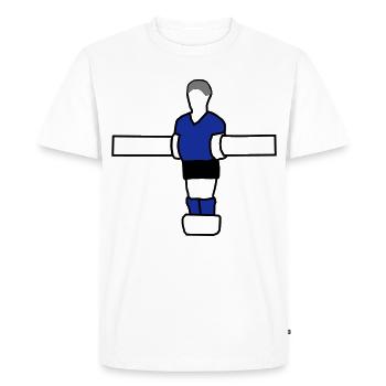 Figurine de babyfoot - T-shirt Premium bio Homme - blanc - Devant - Nico (187cm)