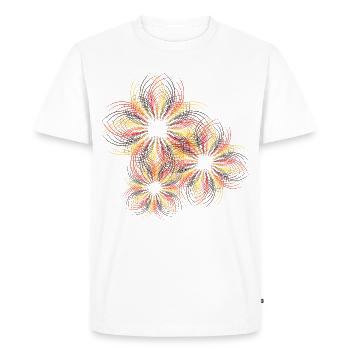 ligne - T-shirt Premium bio Homme - blanc - Devant - Nico (187cm)