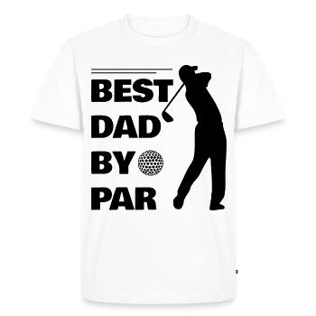 Le golf - T-shirt Premium bio Homme - blanc - Devant - Nico (187cm)