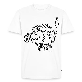 Mignon Sanglier - T-shirt Premium bio Homme - blanc - Devant - Nico (187cm)