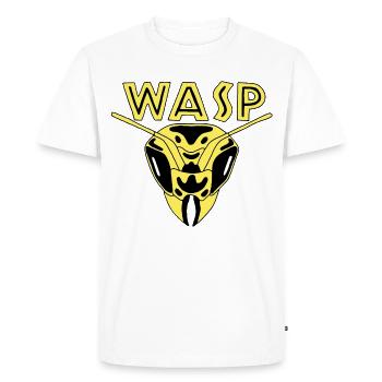Wespe, Hornisse, Insekt, Tier - Männer Premium Bio T-Shirt - Weiß - Vorne - Nico (187cm)