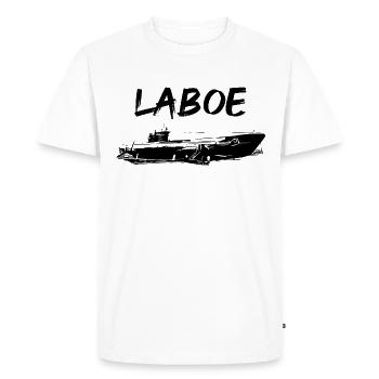 Laboe sous-marin - T-shirt Premium bio Homme - blanc - Devant - Nico (187cm)