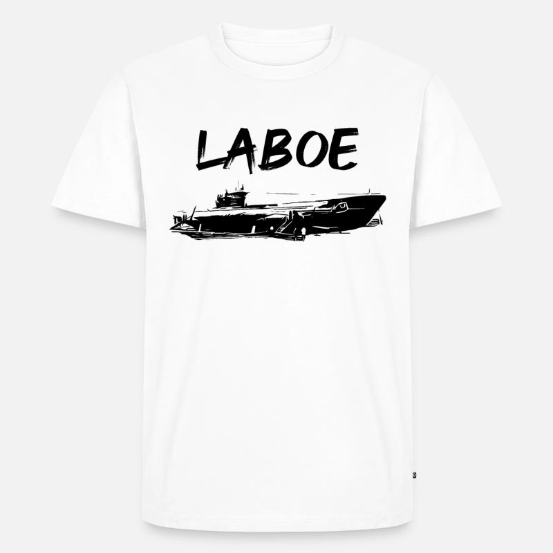 U-Boot Laboe - Männer Premium Bio T-Shirt - Weiß