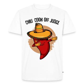 Chili Fiesta Dance - Men's Premium Organic T-Shirt - white - Front - Nico (187cm)