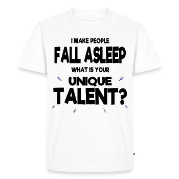 Anesthésie anesthésiste superpouvoirs cadeau drôle - T-shirt Premium bio Homme - blanc - Devant - Nico (187cm)