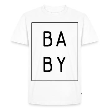 infant - Men's Premium Organic T-Shirt - white - Front - Nico (187cm)