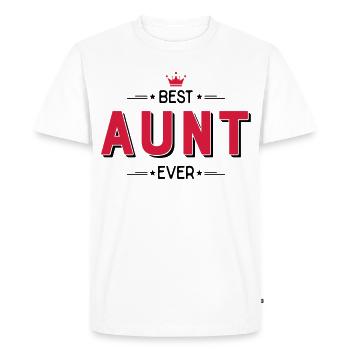 Tante - T-shirt Premium bio Homme - blanc - Devant - Nico (187cm)