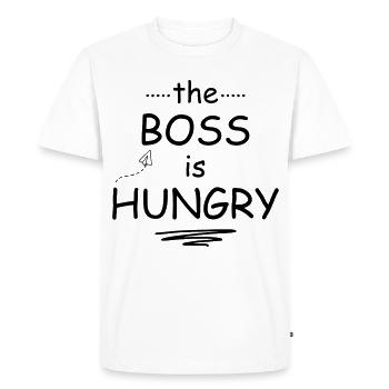 Baby is hungry - Men's Premium Organic T-Shirt - white - Front - Nico (187cm)
