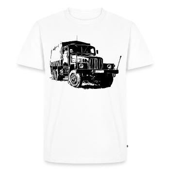 CGI G 5 - T-shirt Premium bio Homme - blanc - Devant - Nico (187cm)