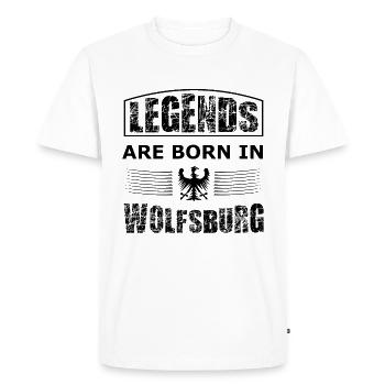 Wolfsburg Legends - Men's Premium Organic T-Shirt - white - Front - Nico (187cm)
