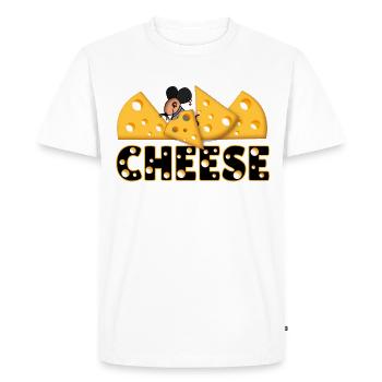 Fromage - T-shirt Premium bio Homme - blanc - Devant - Nico (187cm)