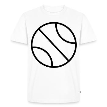 Balle - T-shirt Premium bio Homme - blanc - Devant - Nico (187cm)