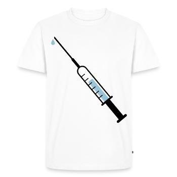 Médicament - T-shirt Premium bio Homme - blanc - Devant - Nico (187cm)